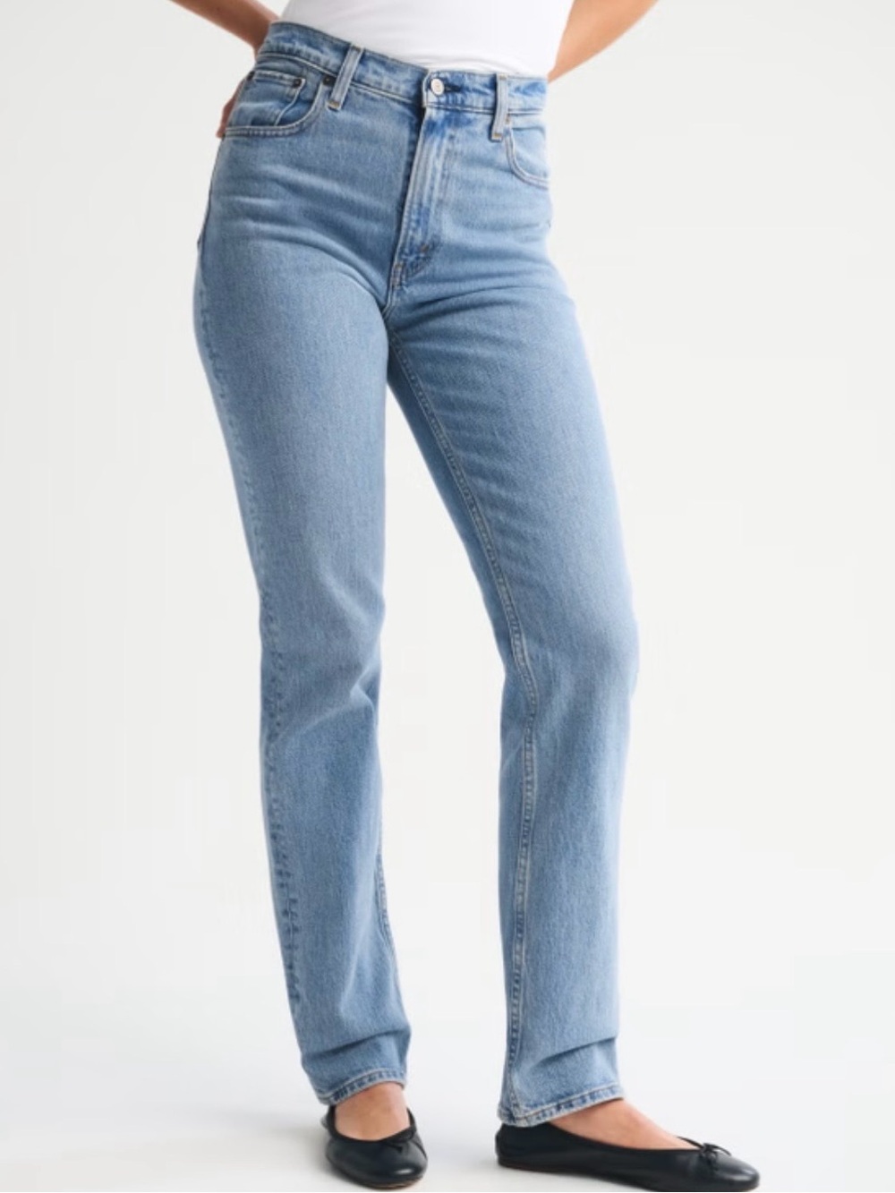 Abercrombie Curve Love 90’s Slim Straight Ultra High Rise (26)